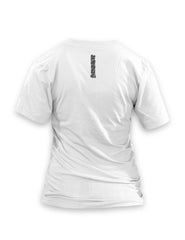 Bonsai Women's White Vneck T-shirt