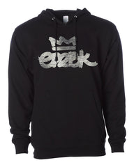 EMBK Silver Broadstroke Black Hoody