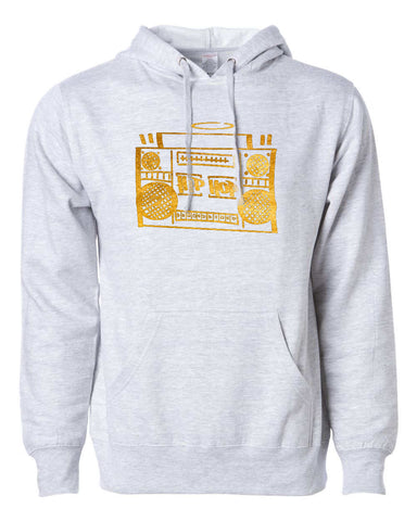 Hip Hop Boombox Vol.1 Hoody Gold