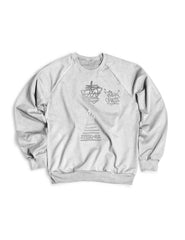 Think Chess King Piece Sweater Silver