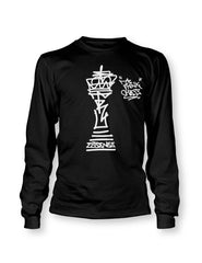 Think Chess King Piece LS T-Shirt