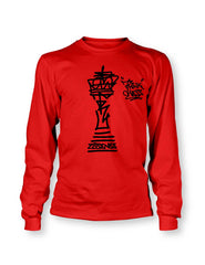 Think Chess King Piece LS T-Shirt