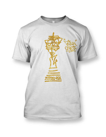 Think Chess King Piece Gold T-Shirt