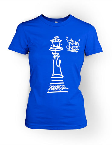 Think Chess Queen Piece Tee