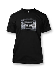 Hip Hop Boombox Vol.1 Tee Silver