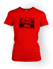 Hip Hop Boombox Vol.1 Womens Tee