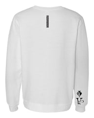 True Ace White Crewneck Sweater