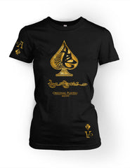 True Ace Black & Gold -Women's Crewneck Tee