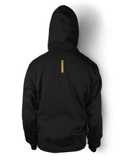 Golden Lionheart Black Zipper Hoody