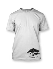 Bonsai Men's White Crewneck T-shirt