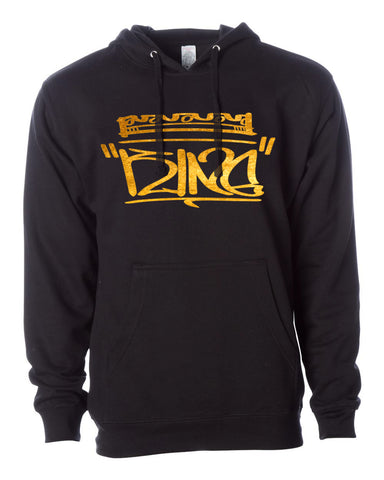 King Tag Vol.2 Gold on Black Hoody