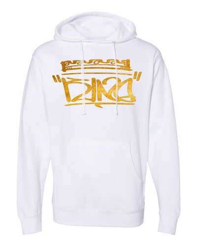 King Tag Vol.2 Gold on White Hoody