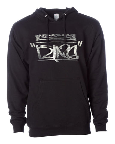 King Tag Vol.2 Silver on Black Hoody