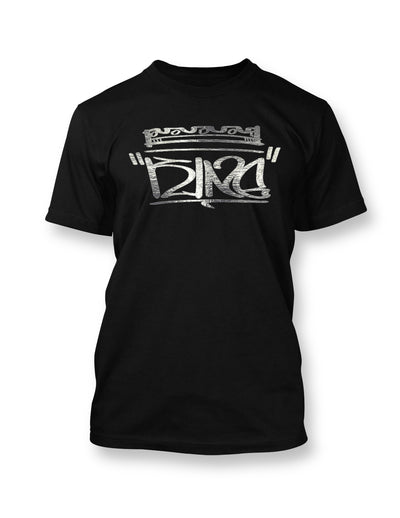 King Tag Vol.2 Silver on Black Tee