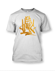 King Tag Vol.3 Gold on White Tee