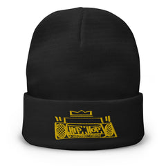 Hip Hop Boombox Beanie Killabee Yellow