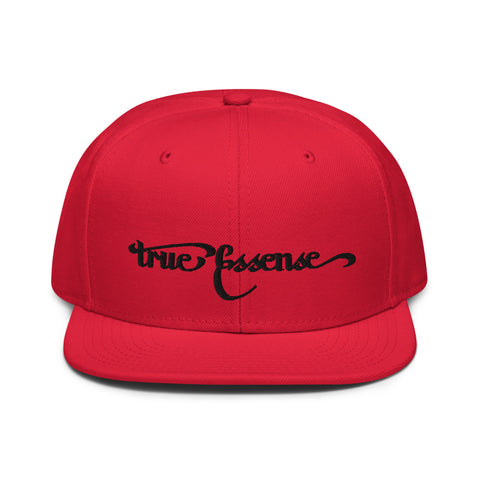 True Essense Snapback Black Script