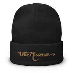 TE Banner Gold Script Beanie