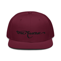 True Essense Snapback Black Script